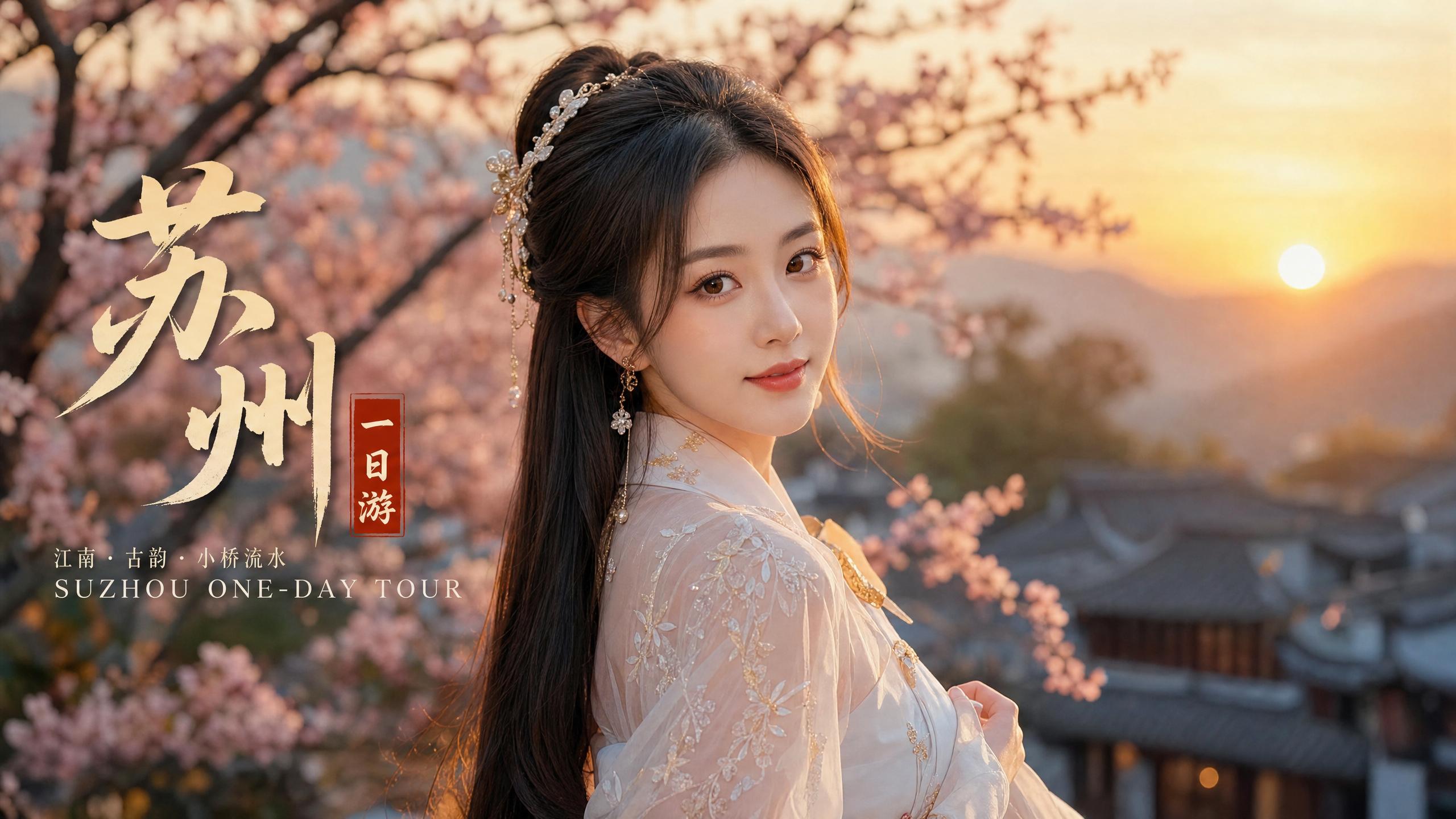 陈美娇-陈美娇视频演示：江南春日写真·汉服与樱花的邂逅
