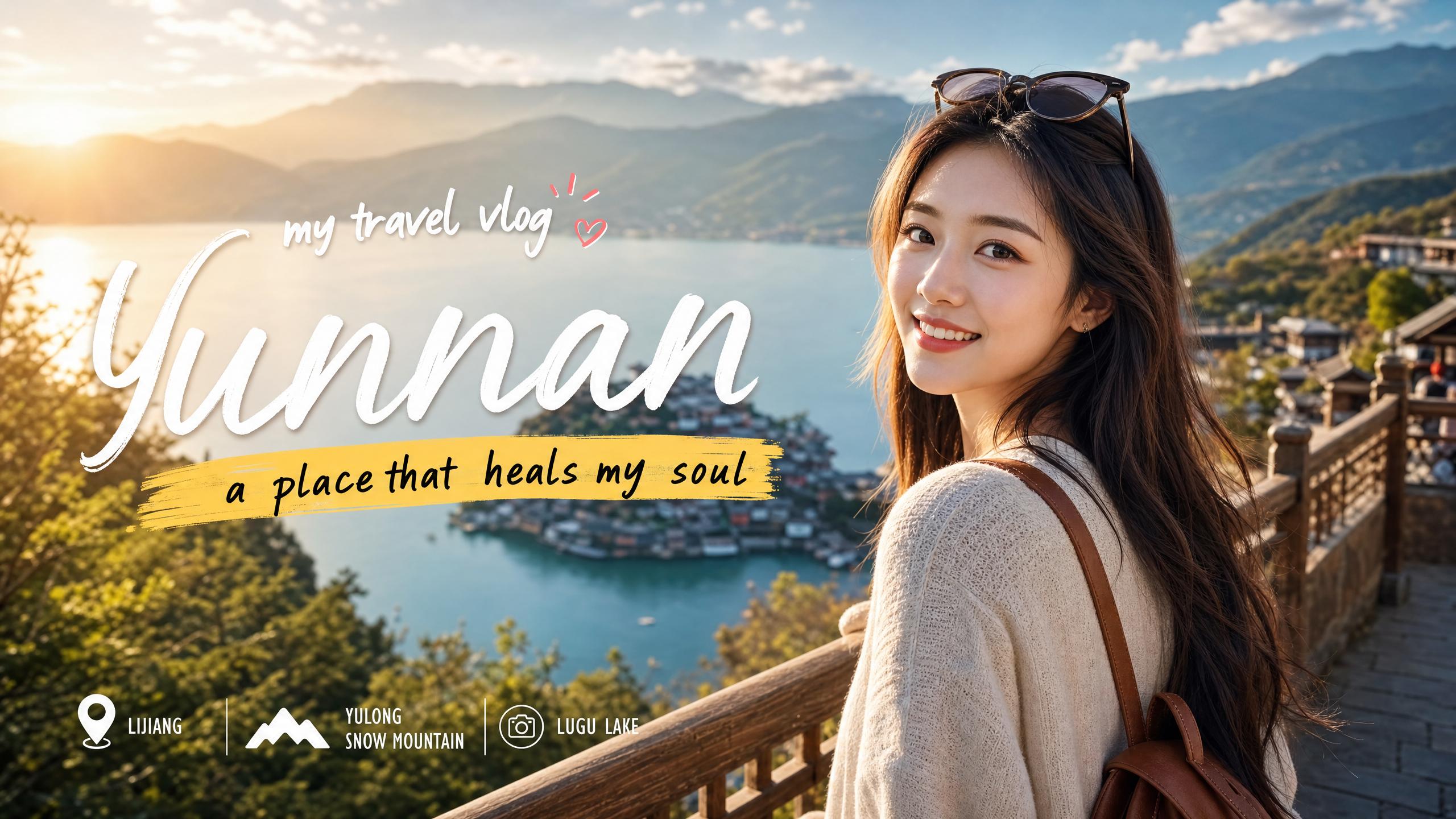 陈美娇-陈美娇旅行视频：云南治愈之旅·泸沽湖边的心灵疗愈
